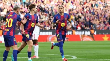 برشلونة يواصل التحليق في صدارة الليغا بعد فوز ساحق على إشبيلية